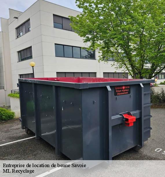 Entreprise de location de benne 73 Savoie ML Recyclage